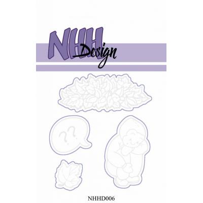 NHH Design - Outline-Stanzschablonen - Little Boy Sitting